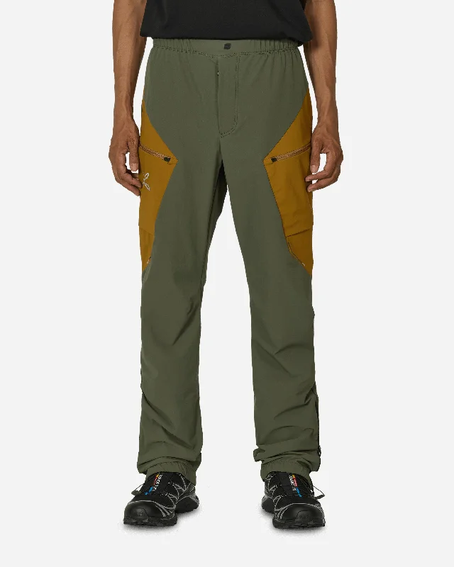 Major Savings Speed Style Pants Sage Green / Bronze Brown