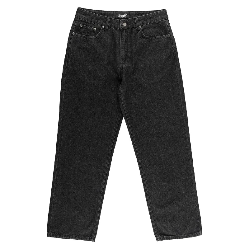 Massive Deal Welcome - Immortal Loose Straight Denim Washed Black