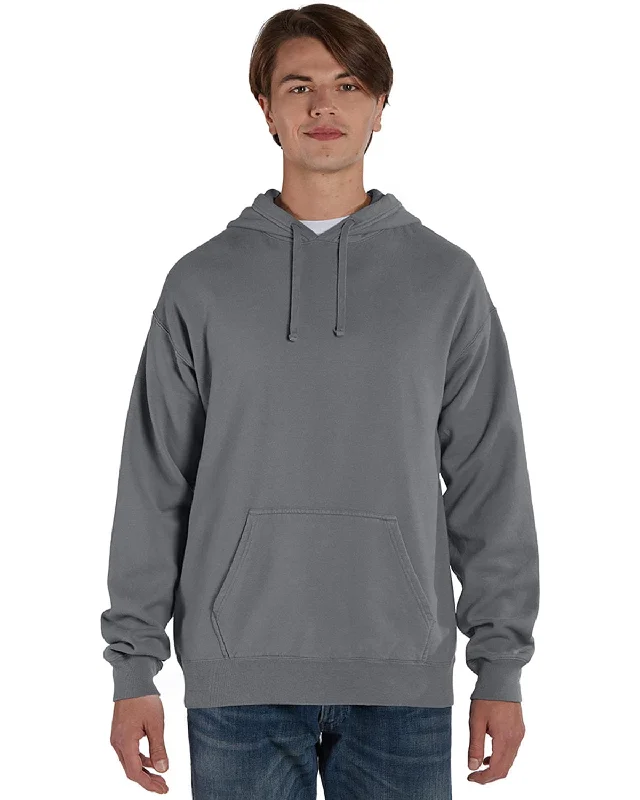 Savings Alert ComfortWash by Hanes Pullover Hooded Sweatshirt | Concrete