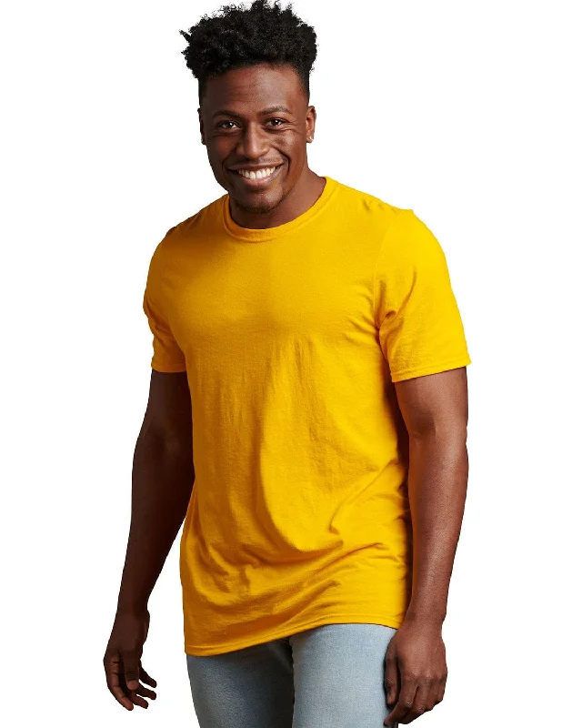 Price Drop Russell Athletic Unisex Essential Performance T-Shirt | Gold