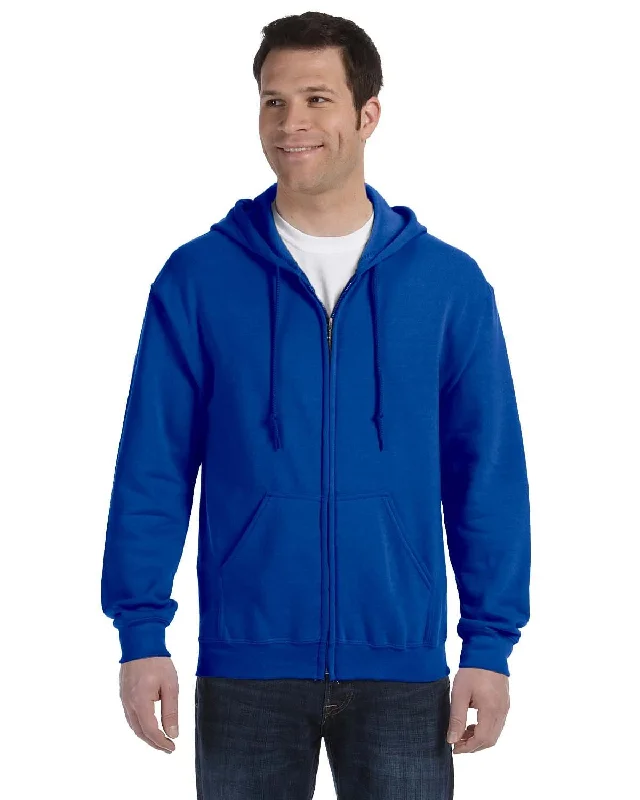 Limited Time Discount Gildan Heavy Blend 50/50 Full-Zip Hooded Sweatshirt | Royal