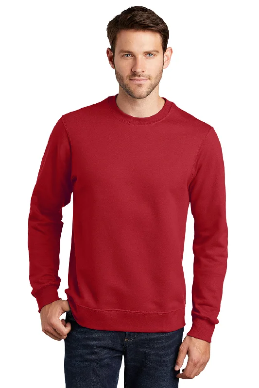 Special Discount Port & Company Mens Fan Favorite Fleece Crewneck Sweatshirt - Team Cardinal Red Special Discount Port & Company Mens Fan Favorite Fleece Crewneck Sweatshirt - Team Cardinal Red