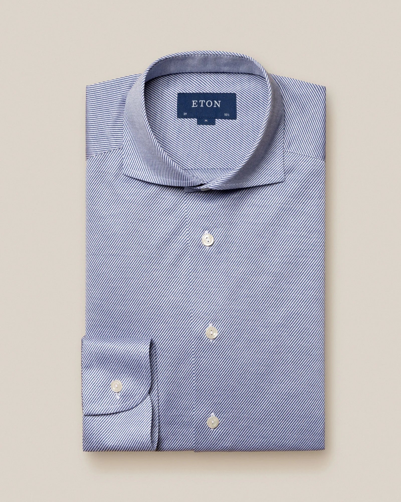 Lowest Price Dark Blue King Knit Stretch Slim Fit- ETON