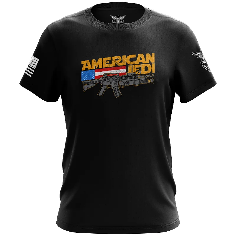 Weekend Discounts to Enjoy American Jedi Short Sleeve Shirt