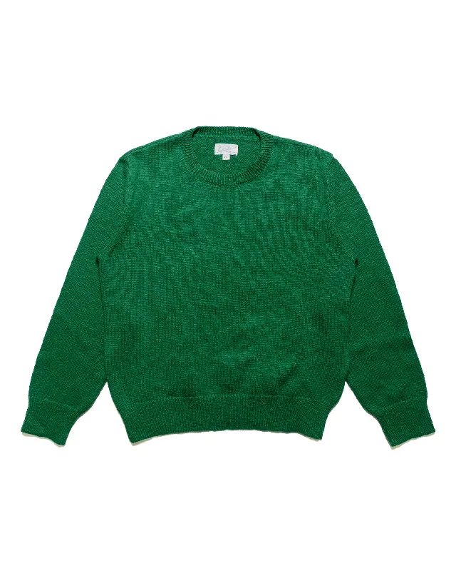 Reduced Price The Real McCoy's MC23014 Cotton Crewneck Sweater Green