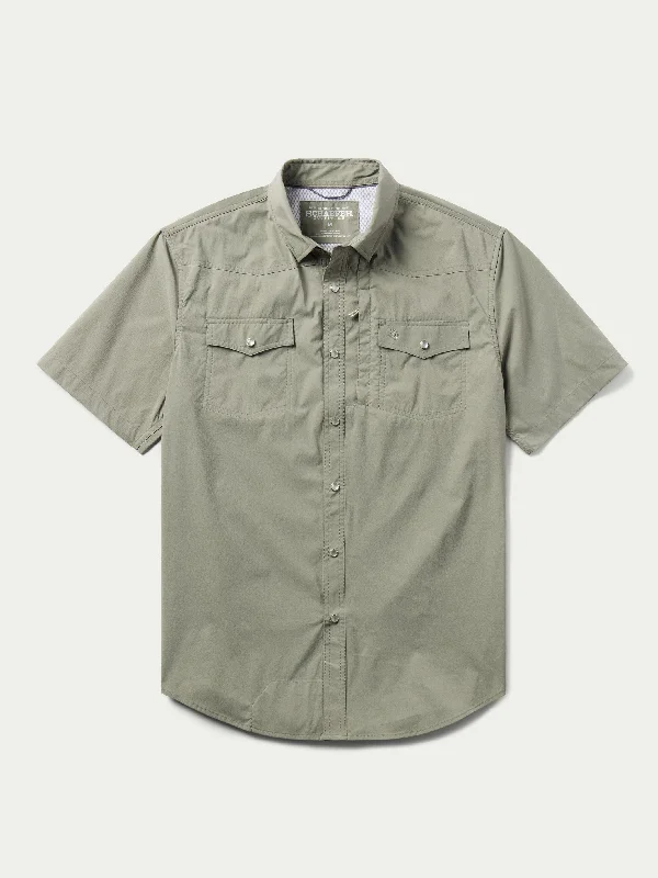 Deal Mania Short Sleeve RangeTek Western Guide Snap Shirt