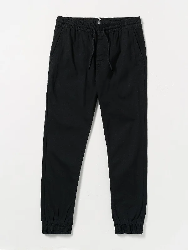 Savings Alert Road Trip Elastic Waist Pant - Black