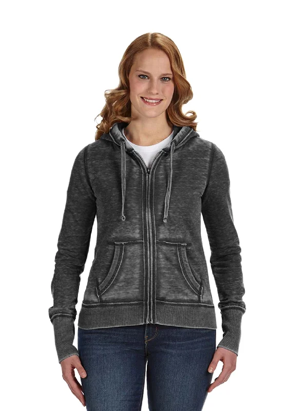 Markdown Madness J America Ladies Zen Full-Zip Fleece Hoodie