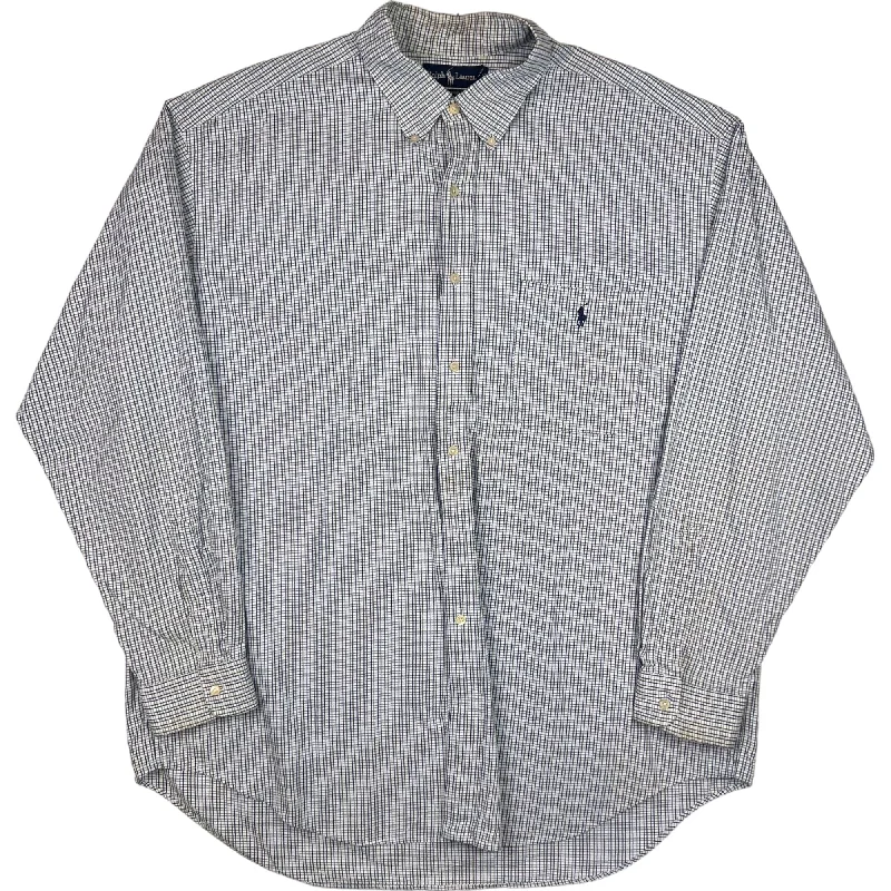 Value Deals Ralph Lauren Checkered Long Sleeve Shirt Blue
