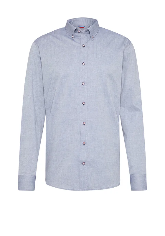 Weekend Bargains to Love Bugatti 9350 Regular Shirt, Blue