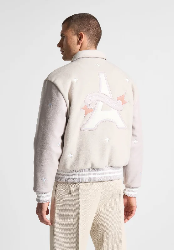 Weekend Offers You Can't Ignore Paradise Varsity Jacket - Multi