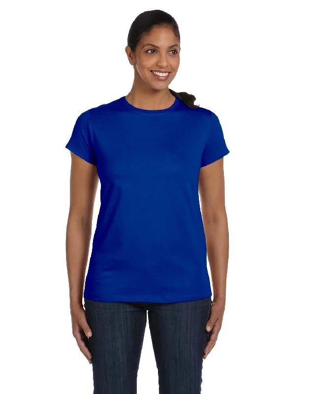 Best Bargains Hanes Ladies ComfortSoft Cotton T-Shirt | Deep Royal