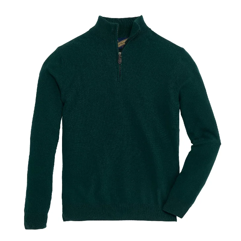 Steals and Deals James Cashmere 1/4 Zip Sweater