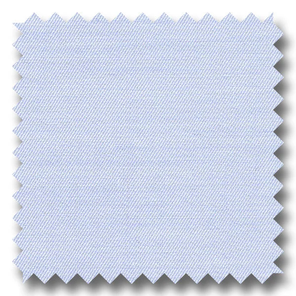 Shop and Save Light Blue Solid 200 2Ply Broadcloth - Custom Dress Shirt