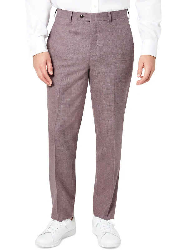 Members Only Mens Wool Blend Office Dress Pants