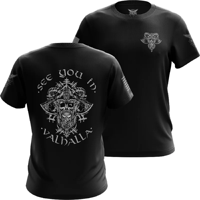 Weekend Savings Delight See You in Valhalla Short Sleeve Shirt