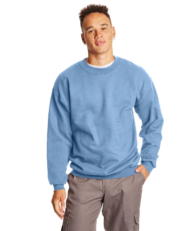 Weekend Savings Extravaganza Hanes Ultimate Cotton Crewneck Sweatshirt | Light Blue