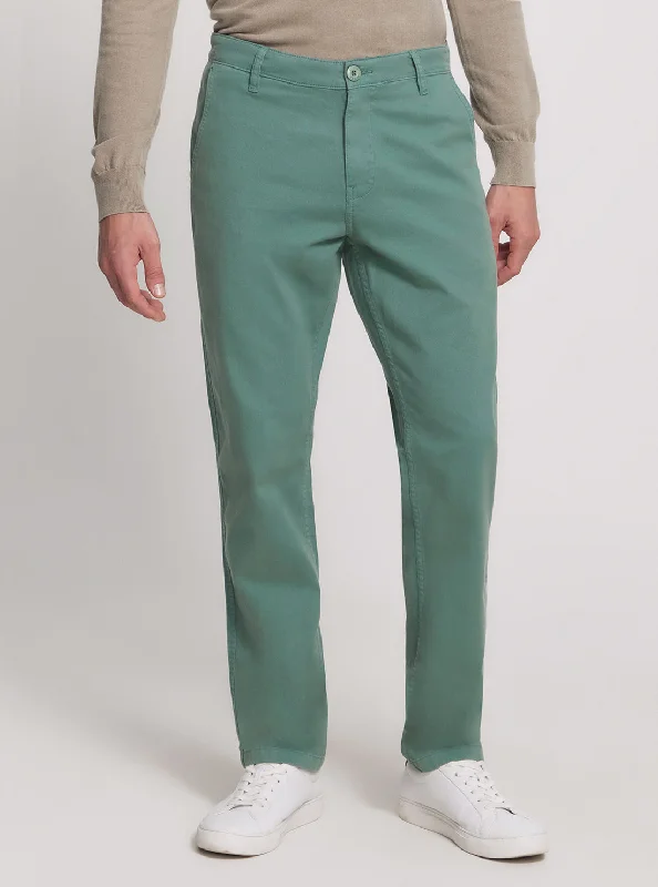 The Best Prices Green Mid-Rise Angels Chino Pants