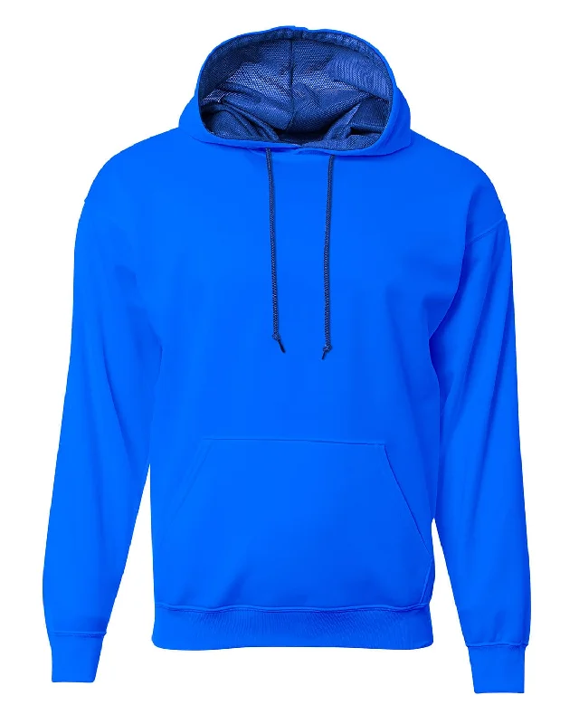 Limited Time Offer A4 Men's Sprint Tech Fleece Hooded Sweatshirt | Royal