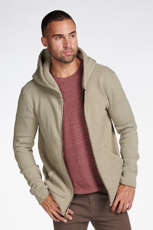 Year-End Clearance Men's French Terry Zip Front Hoodie