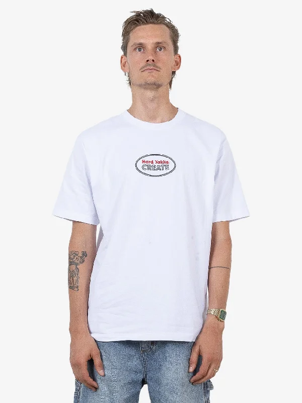 Epic Deals HYC Workmate Oversize Fit Tee - White