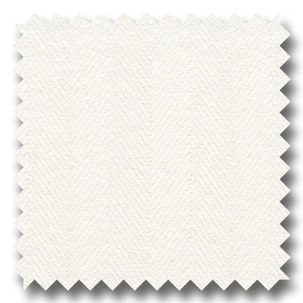 Time-Limited Offer Cream Herringbone Twill - Custom Dress Shirt