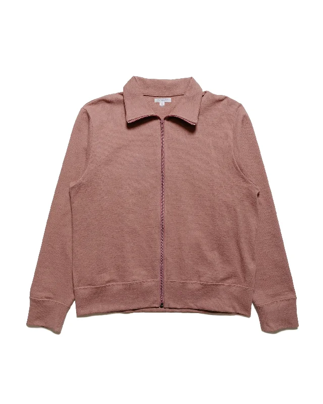 Mega Sale Lady White Co. Textured Full Zip Deep Mauve