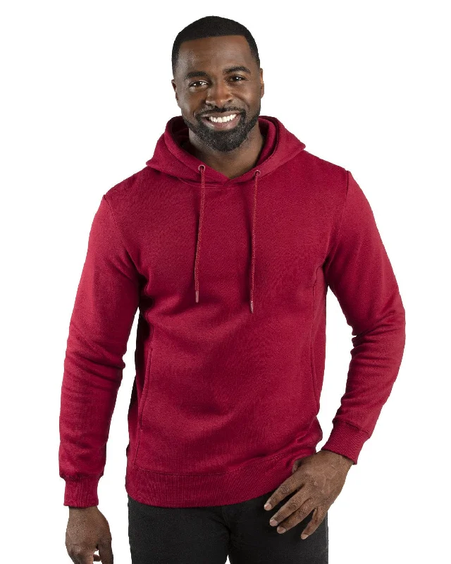 Closeout Threadfast Apparel Unisex Ultimate Fleece Pullover Hooded Sweatshirt | Burgundy