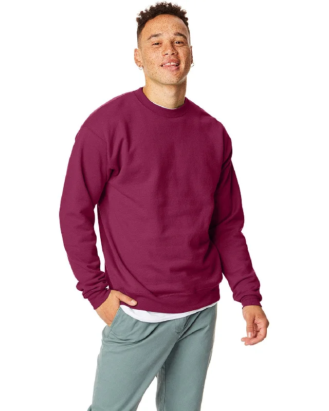 Quick Sale Hanes 50/50 Crewneck Sweatshirt | Cardinal