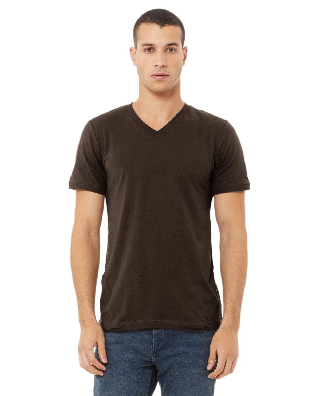 Super Sale Bella+Canvas Unisex V-Neck T-Shirt | Brown