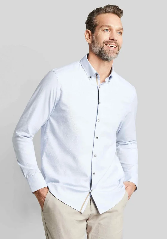 Price Reduction Bugatti 9350 Pattern Shirt, Blue