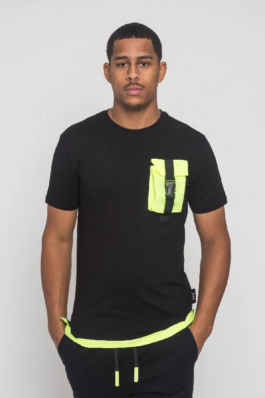 Weekend Savings Spectacle 3D Buckled Pocket T-Shirt