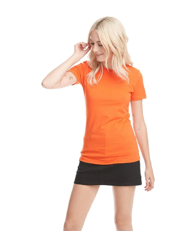 Price Meltdown Next Level Ladies Boyfriend Tee | Classic Orange