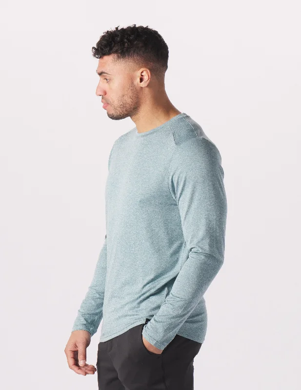 Extra Discounts Salton Long Sleeve: Lagoon Heather