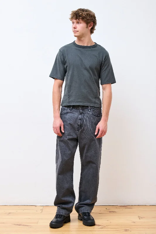 Act Fast Landon Pant Black Heavy Stone Wash