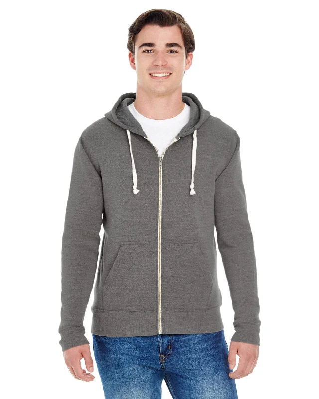 Big Savings J America Triblend Full-Zip Fleece Hoodie | Smoke Triblend