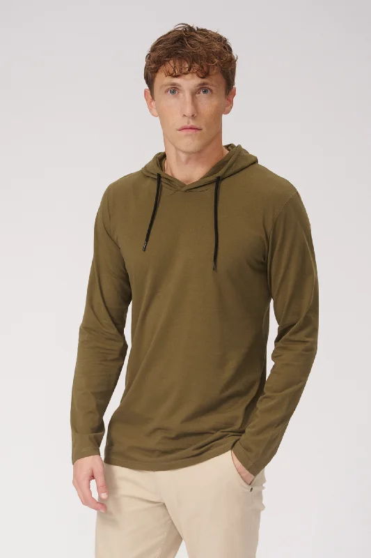 Weekend Bargains to Cherish Light hoodie - Olive
