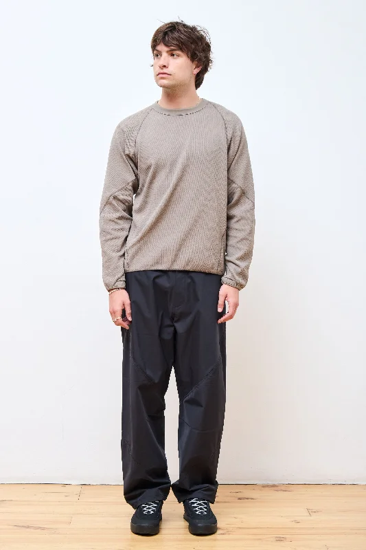 Year-End Sale Helicoid Wide Pants Black