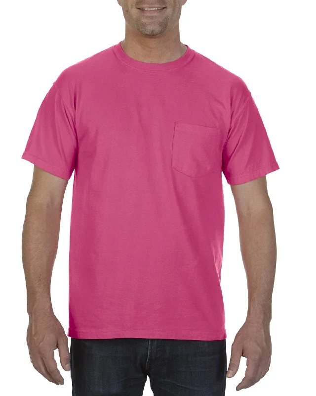 Savings Event Comfort Colors Garment-Dyed Pocket T-Shirt | Heliconia