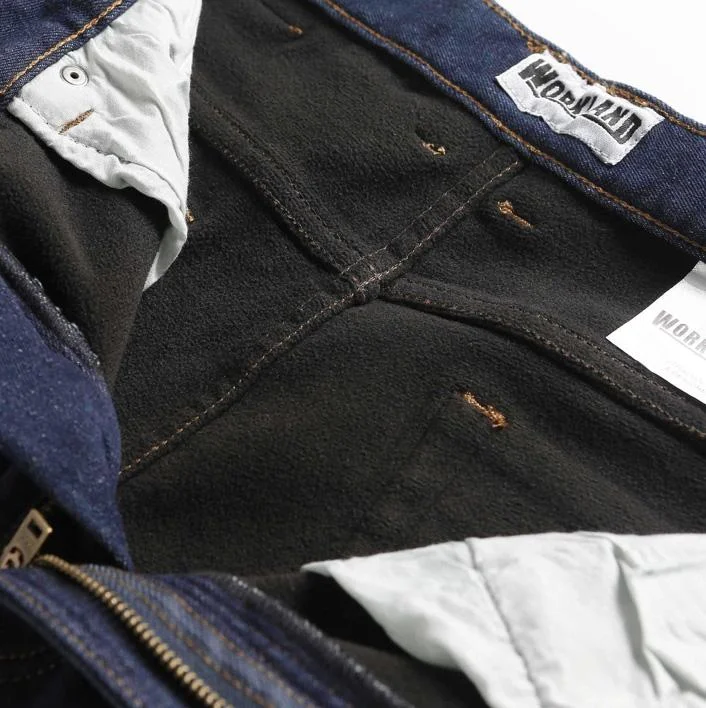 Price Drop Polar Fleece Lined  Heavy Duty Work Jean - Denim
