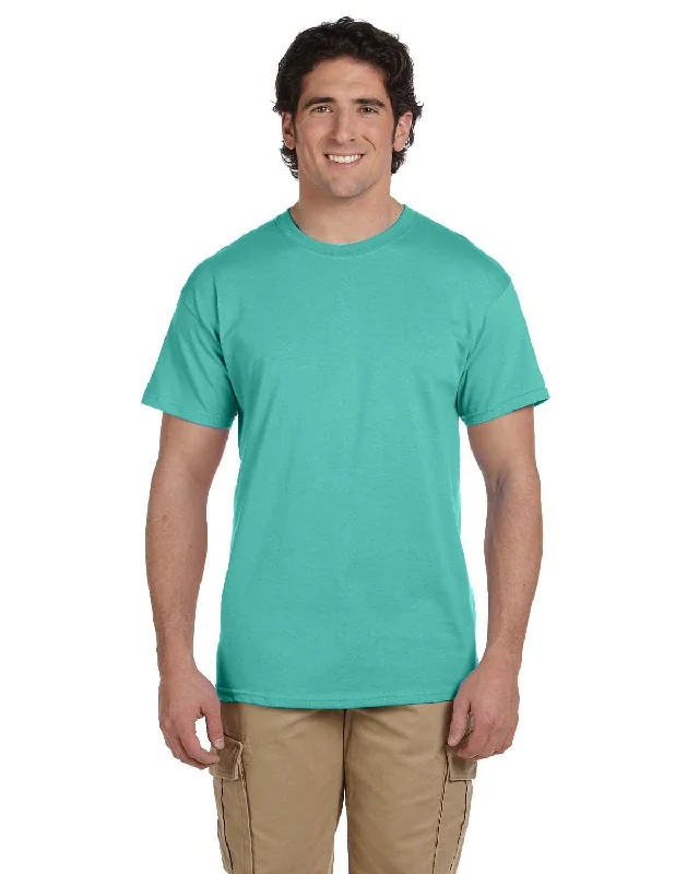 Warehouse Sale Fruit of the Loom 100% Cotton T-Shirt | Cool Mint