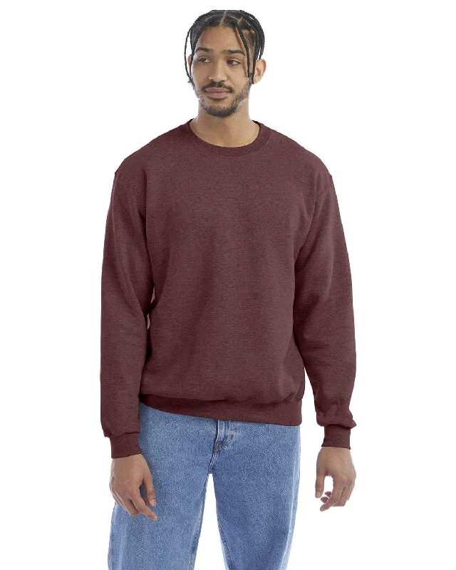 Reduced Price Champion EcoSmart Crewneck Sweatshirt | Maroon Heather