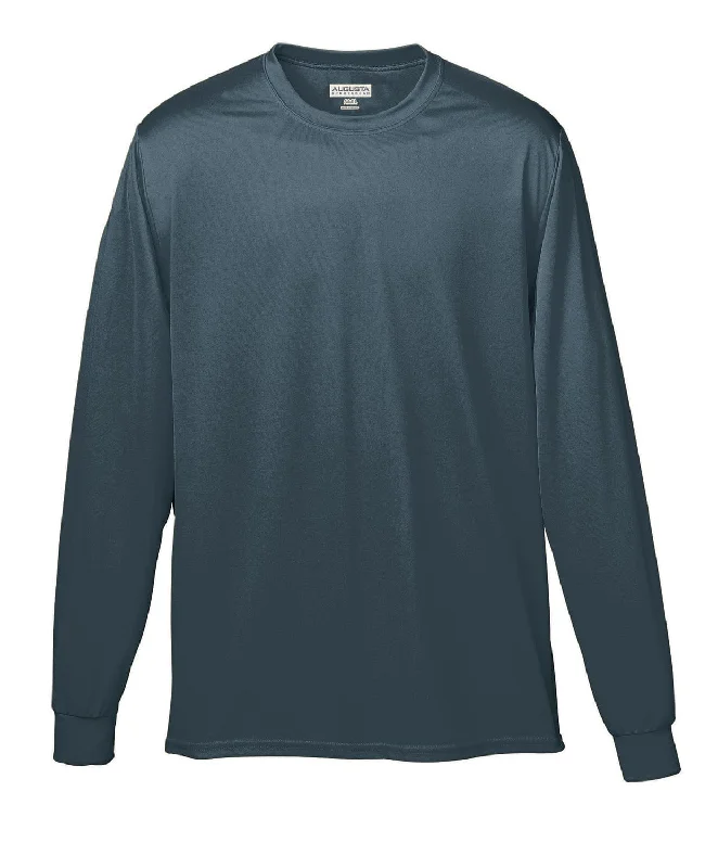 Weekend Deal Augusta Long Sleeve Moisture Wicking T-Shirt | Slate