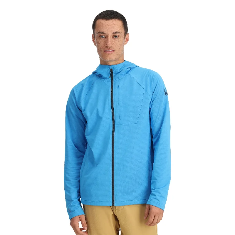 Weekend Savings Galore Mens Gridweb Hoodie - Aether Blue