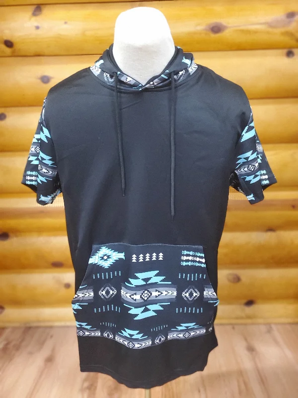 Price Reduction Nu Trendz® Men's Short Sleeved T-shirt Hoodie, Multi Colors