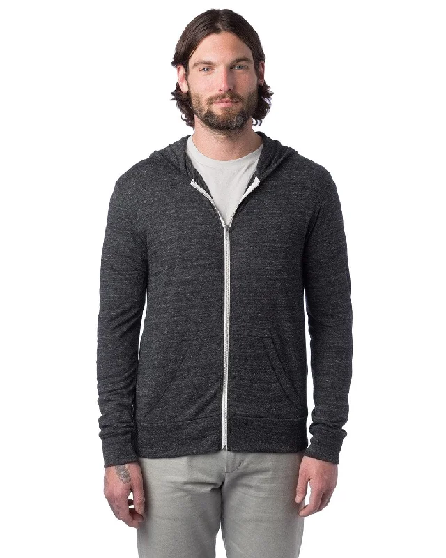 Special Promotion Alternative Unisex Eco-Jersey Zip Hoodie | Eco Black