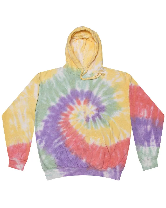 Bargain Alert Tie-Dye Pullover Hoodie | Zen Rainbow