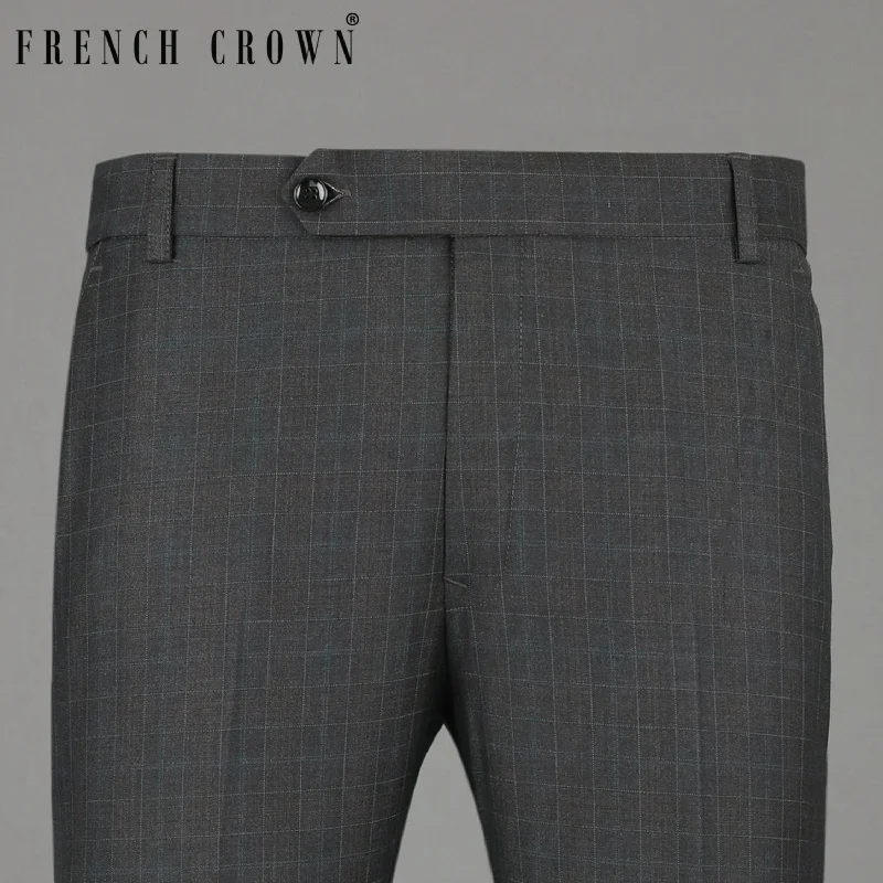 Extra Discounts Tuatara Checked Wool Rich Pant