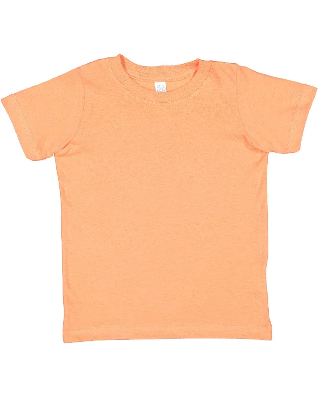 Time-Limited Offer Rabbit Skins Toddler Fine Jersey T-Shirt | Papaya