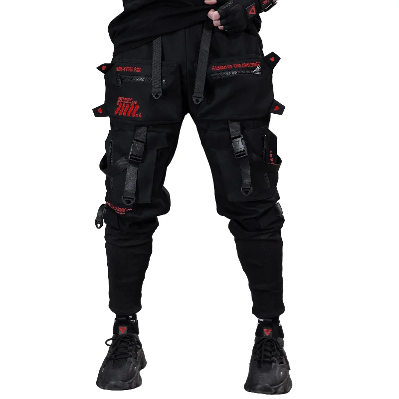 Exclusive Savings CG-Type 12X(U) Black Red Cargo Pants